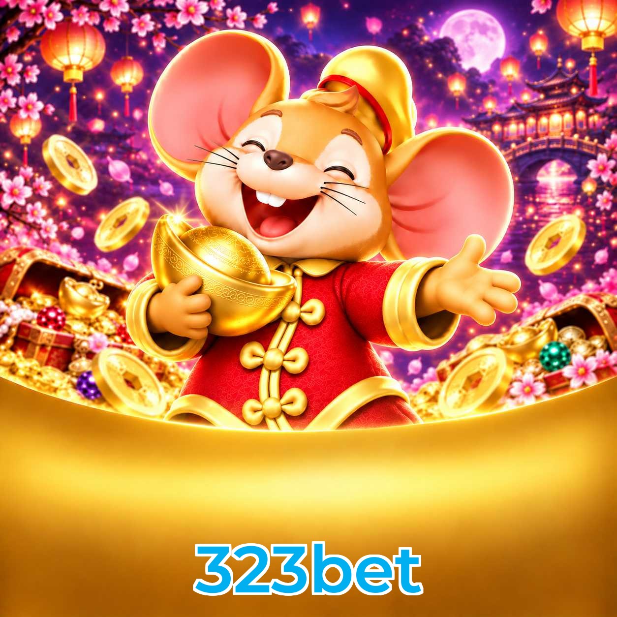 323bet Logo - Bônus com Rollover Justo